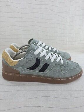 Coolway Mens Goal Sage Green Suede Gum Sole Casual Sneakers Shoes Size 9 NEW